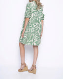Load image into Gallery viewer, Leaf Print Short-Length Dress