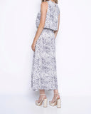 Load image into Gallery viewer, Long Dress With Belt Embellishment