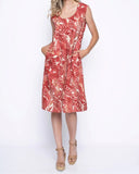 Load image into Gallery viewer, Mid-Length Dress With Lacing Detail