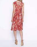 Load image into Gallery viewer, Mid-Length Dress With Lacing Detail