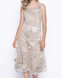 Load image into Gallery viewer, Printed Mesh Sleeveless Dress